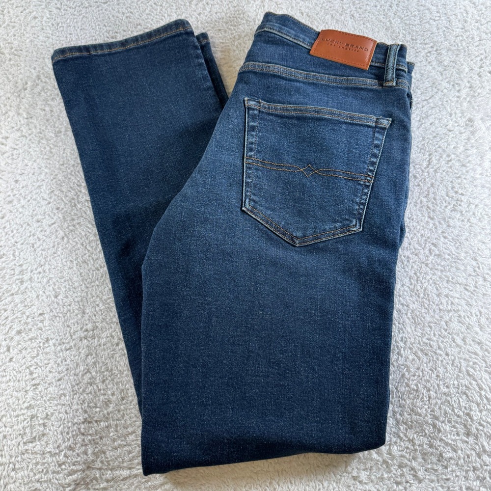 Lucky Brand 223 Straight Jeans Mens 32x32 Blue New Advanced Stretch 7M13348